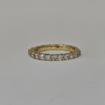 Susanne | Round Natural Diamond Ring in 18ct Yellow Gold