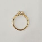 Noelle | 0.76ct Natural Solitaire Engagement Ring with Twisted Diamond Band in 18ct Yellow Gold - Image 3