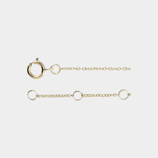 Gina 14ct Yellow Gold Natural Diamond Initial Bracelet - Image 7