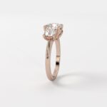 Side Stone Three Stone Ring - Image 4