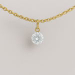 Poppy Delicate 0.15ct Natural Round Diamond Charm Bracelet in 14ct Yellow Gold - Image 4