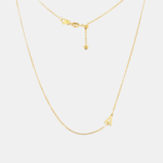 Blythe 9ct Yellow Gold Sideways Initial Necklace