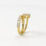 Oval Solitaire Wrap Ring - Image 4
