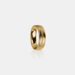Frederic Striped Inlay Wedding Ring