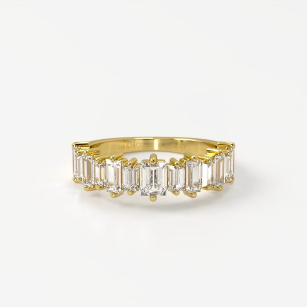 Hailey | Elegant Baguette Diamond Band