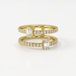Sallie | Double Band Diamond Ring