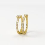 Sallie | Double Band Diamond Ring - Image 4