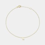 Desiree Mini Initial Bracelet in 9ct Yellow Gold - Image 4