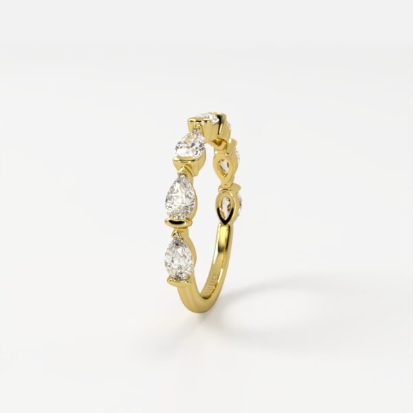 Liliana | Pear East West Diamond Ring - Image 4