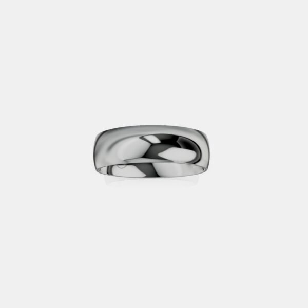 Lincoln High Dome Wedding Ring - Image 3