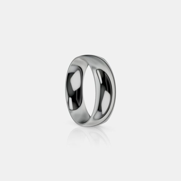 Lincoln High Dome Wedding Ring - Image 2
