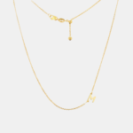Blythe 9ct Yellow Gold Sideways Initial Necklace - Image 5