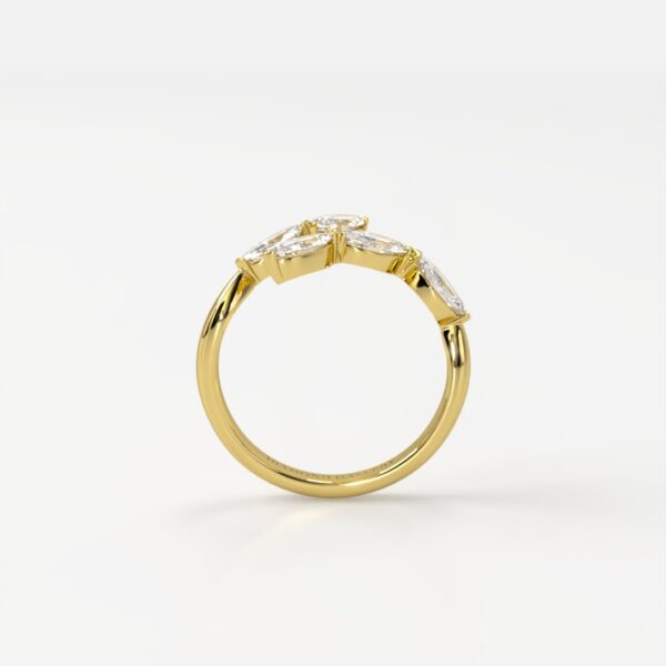 Marilyn | Delicate Marquise Wrap Diamond Ring - Image 2