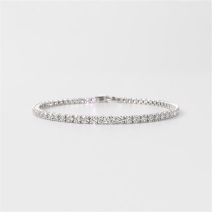 Ingrid 1 Carat Lab Grown Diamond Classic Tennis Bracelet in 9ct White Gold