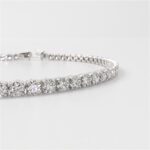 Maria 1 Carat Lab Grown Diamond Classic Tennis Bracelet in 18ct White Gold - Image 2