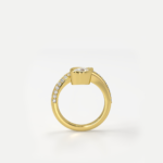 Serpentina | Elegant Pear Wrap Diamond Ring - Image 2