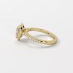 Sofia | Pear Lab Grown Diamond Halo Ring - Image 4