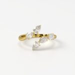 Pavella | Graceful Pear Wrap Diamond Ring
