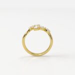 Pavella | Graceful Pear Wrap Diamond Ring - Image 2