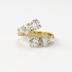 Reina | Elegant Round Wrap Diamond Ring