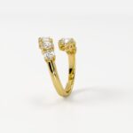 Reina | Elegant Round Wrap Diamond Ring - Image 4