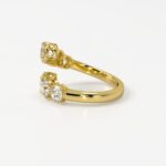 Reina | Elegant Round Wrap Diamond Ring - Image 3