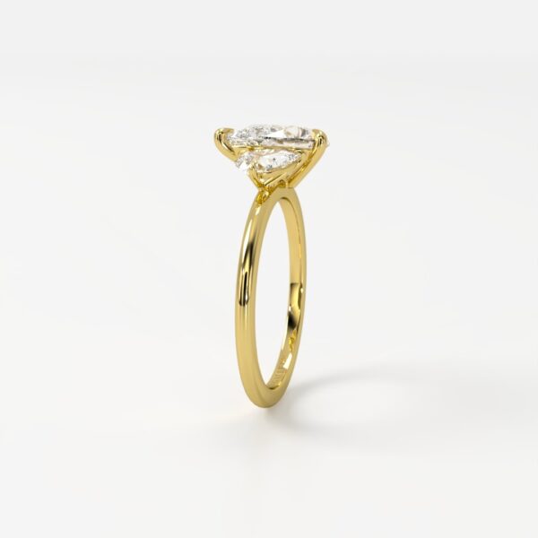 Léonie | Twin Pear Toi et Moi Engagement Ring - Image 3