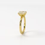 Paloma Toi et Moi Yellow Sapphire Gemstone and Diamond Ring - Image 3
