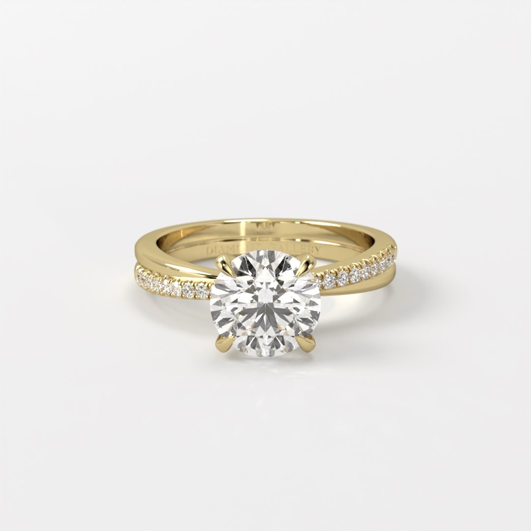 vf469royf-1.jpg Solitaire | Twist Band Pave Classic - Image 1