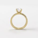 Solitaire |  Twist Band Pave Classic - Image 2