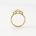 Pear Side Stones Engagement Ring - Image 2