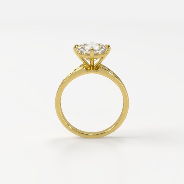 Giovanna Luxurious Lozenge Cut with Baguette Accents - Image 2