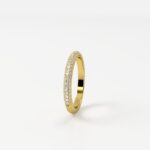 Ruth | Triple Row Diamond Ring - Image 4